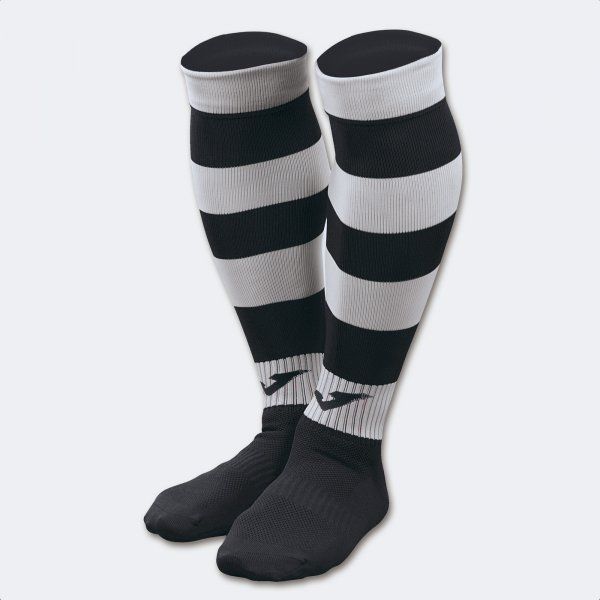 ZEBRA II MID-CALF FOOTBALL SOCKS (4 PCS) škornji/nogavice črno bela S17