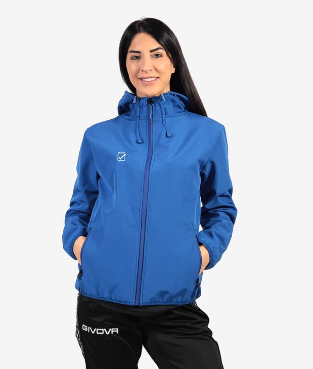 GIUBBOTTO SOFT SHELL jakna azurno plava XS