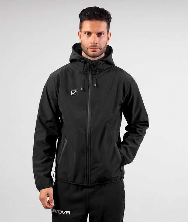 GIUBBOTTO SOFT SHELL NERO Tg. XS