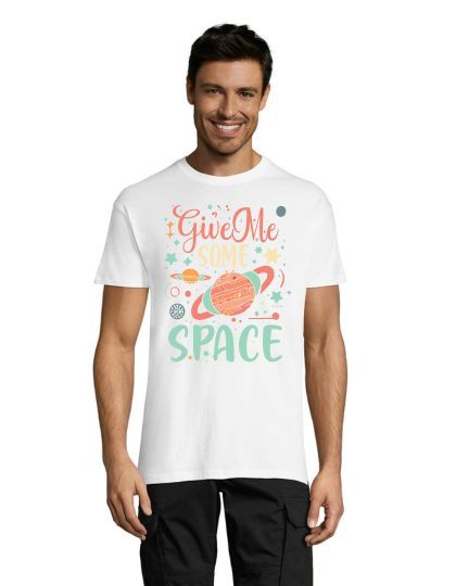 Give me some space moška majica bela XL
