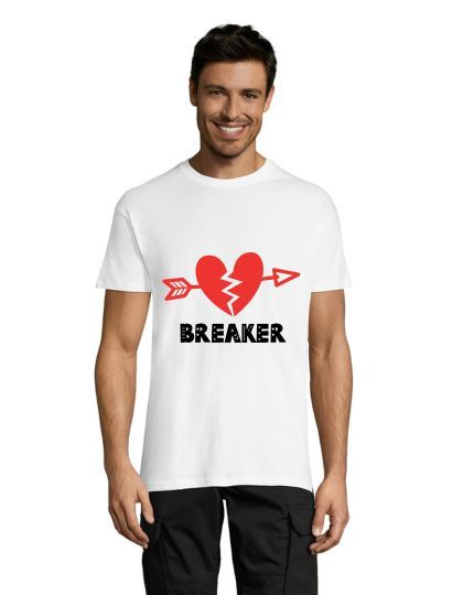 Heartbreaker moška majica bela 2XS