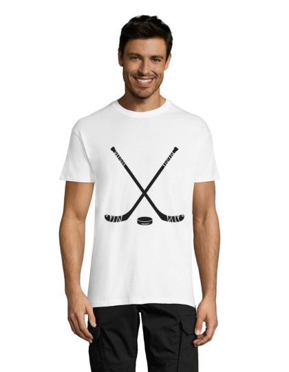 Hockey Sticks moška majica bela 2XL