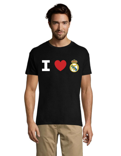 I Love Real Madrid Club moška majica črna 2XL