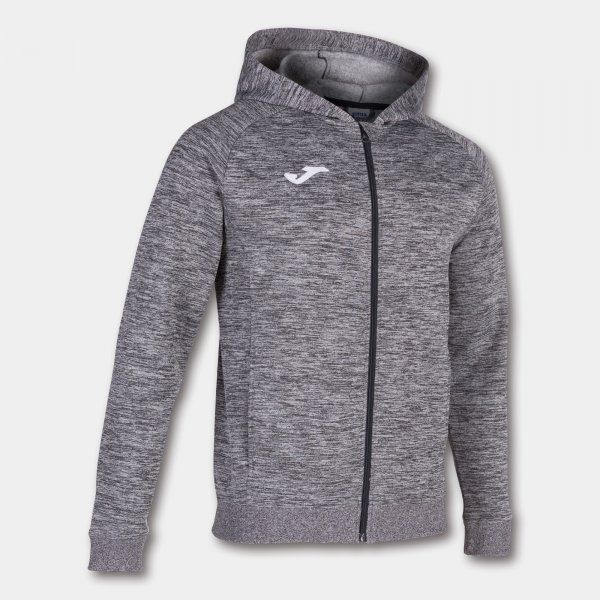 MENFIS HOODED JACKET trenirka temno siv melanž 2XL