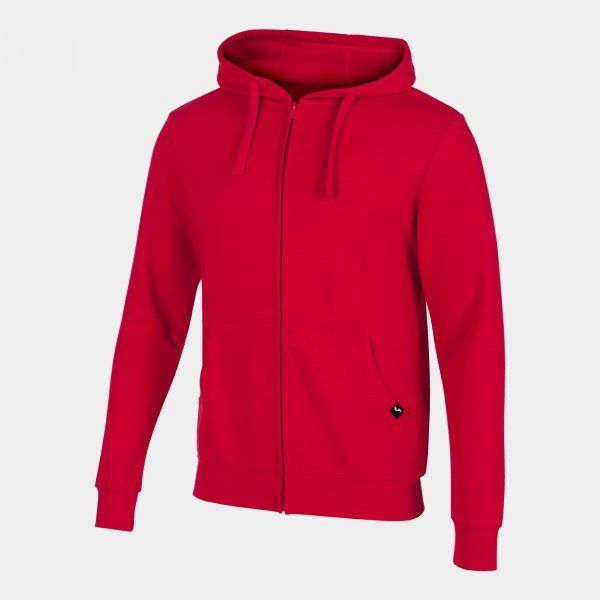 JACKET JUNGLE ZIP-UP HOODIE trenirka rdeča L