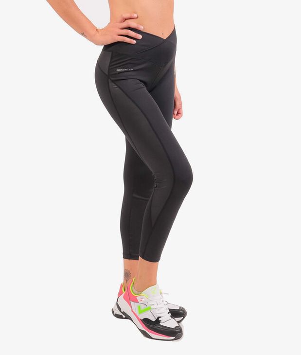 LEGGINGS ECO pajkice crna L