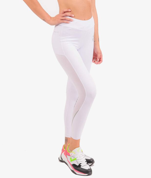 LEGGINGS STYLE DONNA pajkice bela L