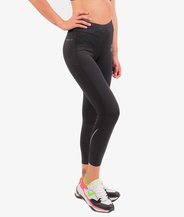 LEGGINGS STYLE DONNA pajkice crna L