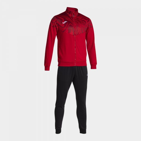 LION II TRACKSUIT RED BLACK S