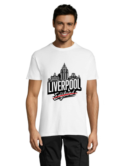 Liverpool 3 bela moška majica 2XL