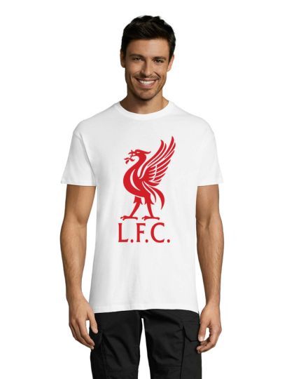 Moška majica Liverpool bela 3XL