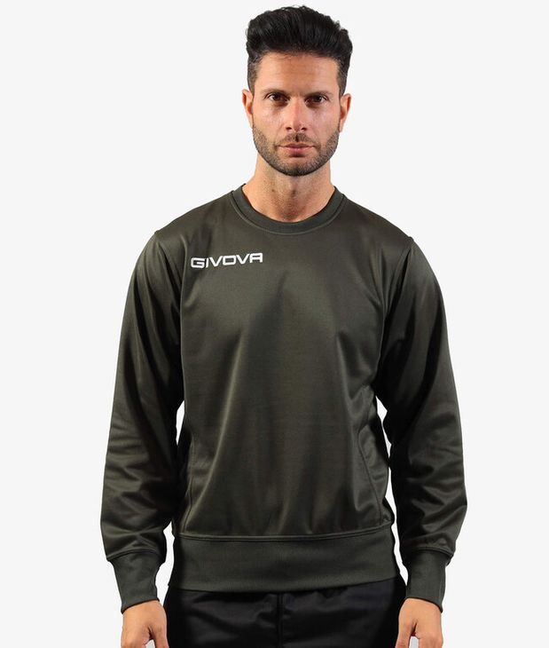 MAGLIA POLARFLEECE G/COLLO GIVOVA ONE trenirka vojnički zeleni 2XS