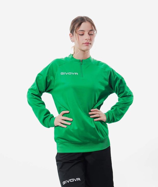 MAGLIA POLARFLEECE TECNICA (HALF ZIP) 500 jakna zelena 3XL