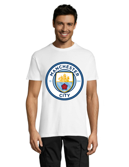 Moška majica Manchester City bela 2XS