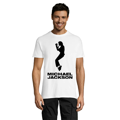 Michael Jackson moška majica bela 2XS