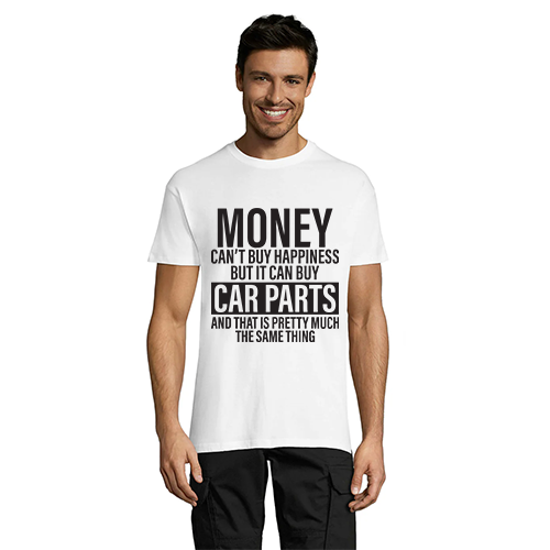 Money Can't Buy Happiness moška majica črna 2XL