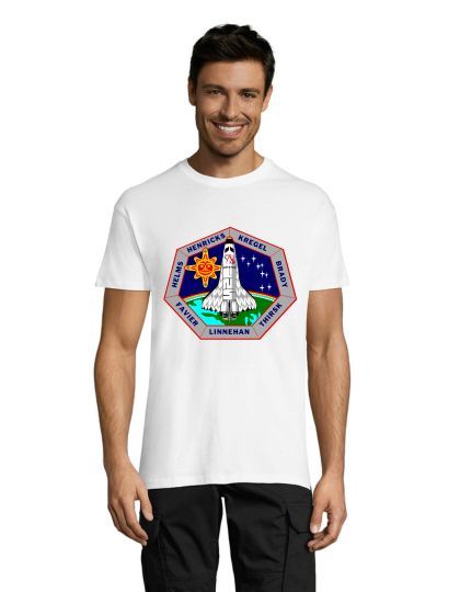 Moška majica z oznako NASA bela XL