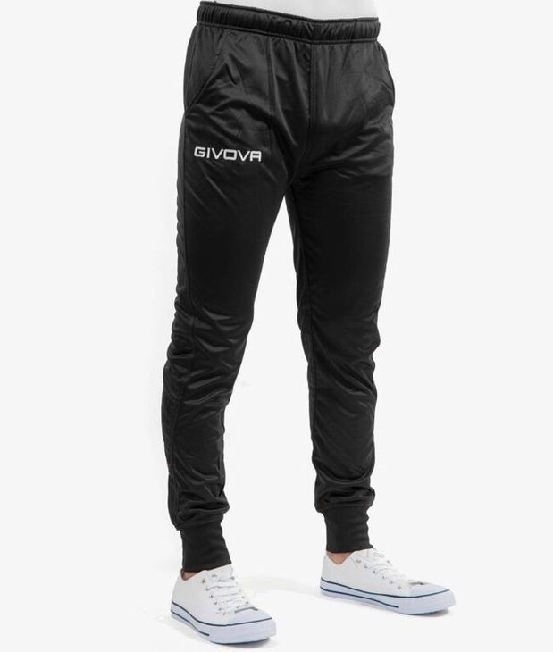 PANTALONE GIVOVA ONE POLARFLEECE trenirke crna 3XS