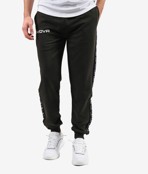 PANTALONE TERRY BAND trenirke vojnički zeleni L