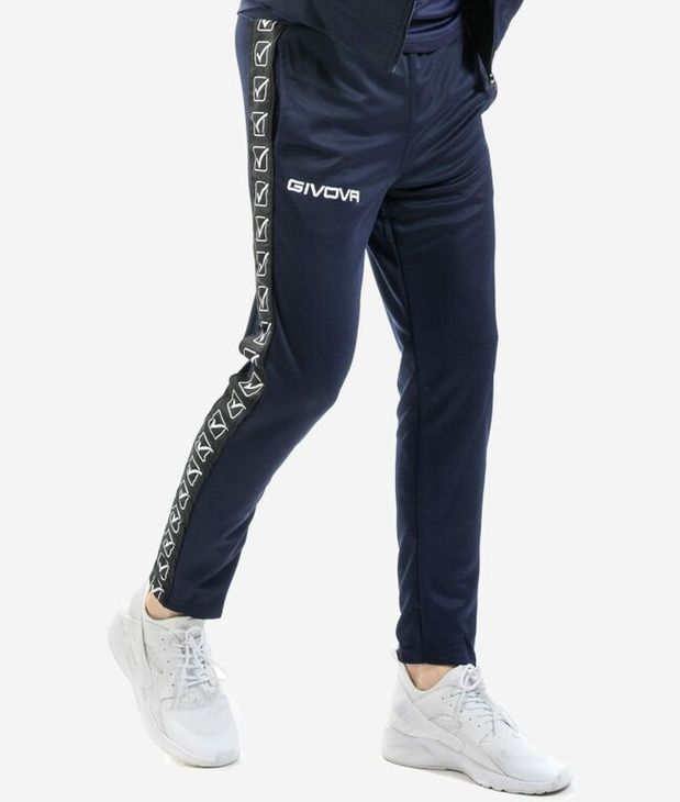 PANTALONE TRICOT BAND plava XS