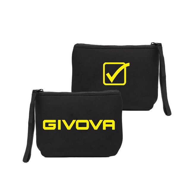 POCHETTE NEOPRENE 19*15*6 torba crna/fluo žuta UNICA