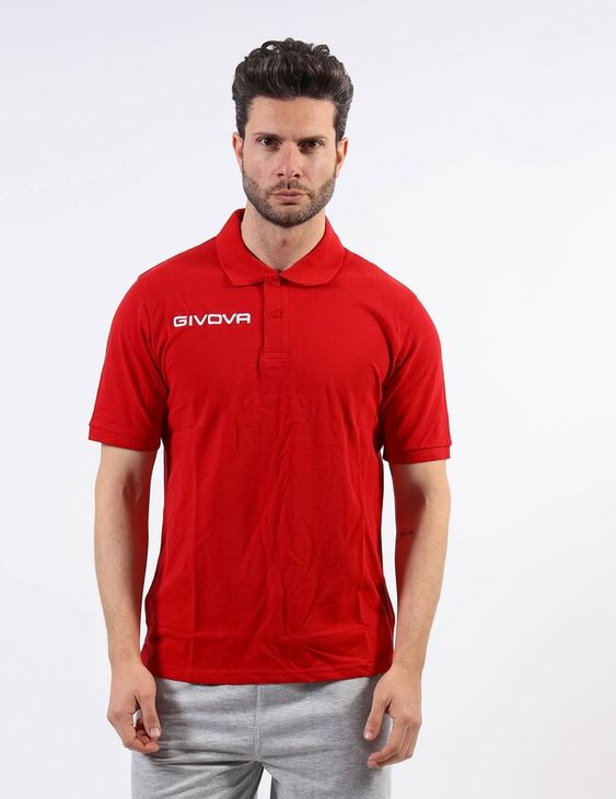 POLO COTONE PIQUET SUMMER polo majica crvena XL