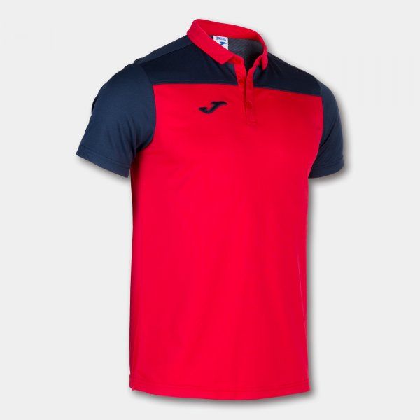 HOBBY II SHORT SLEEVE POLO polo majica rdeča mornarica 3XS