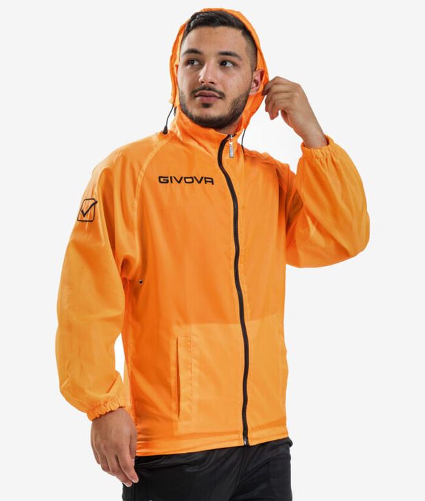 RAIN BASICO ARANCIO FLUO Tg. 2XL