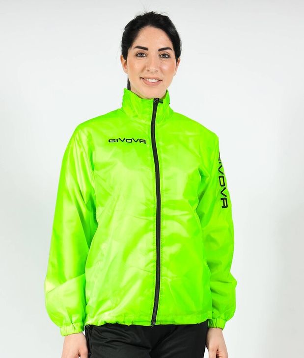 RAIN JACKET WIND jakna fluo žuta XS