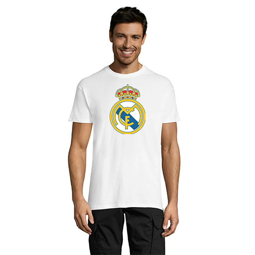 Real Madrid Club moška majica bela L