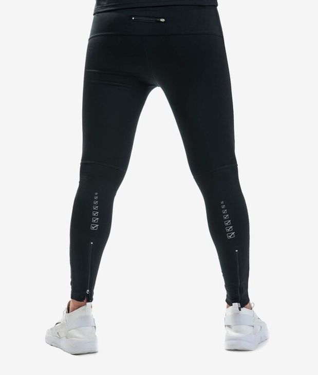 RUNNING LONG PANT pajkice crno/roze M