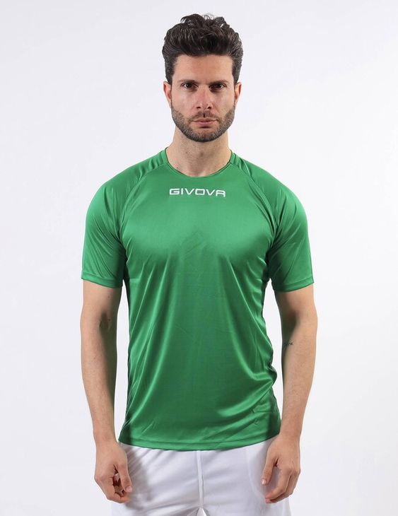 SHIRT CAPO INTERLOCK VERDE Tg. 2XL