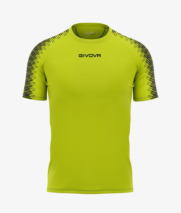 SHIRT CLUB IN MESH dres / majica s kratkimi rokavi fluo žuta/crna 2XL