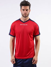 SHIRT REVOLUTION INTERLOCK dres crveno/plavo M