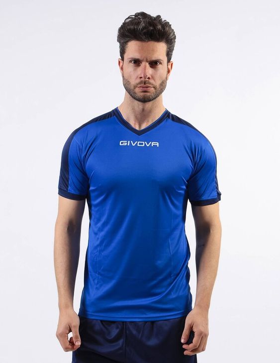 SHIRT REVOLUTION INTERLOCK dres azurno plava/plava 2XS