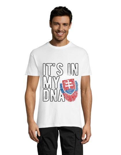 Slovaška - It's in my DNA moška majica bela XL