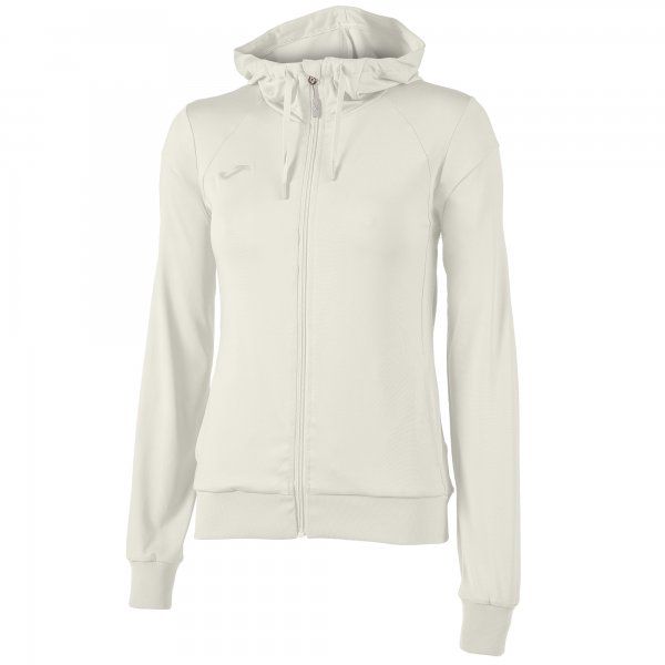 SCULPTURE WOMEN'S HOODED SWEATSHIRT trenirka bela 2XS