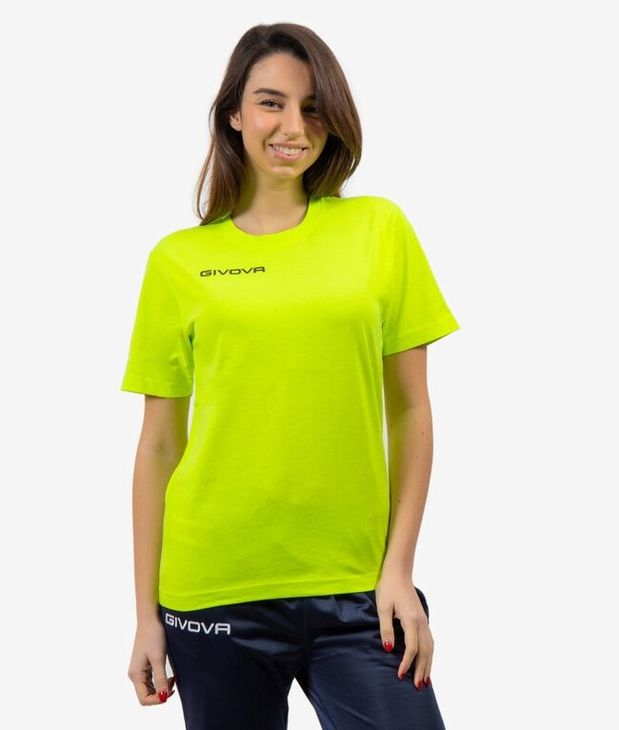 T-SHIRT COTONE FRESH kratka majica fluo žuta 2XS