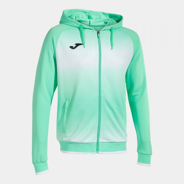 TIGER V ZIP-UP HOODIE trenirka zelena črna S