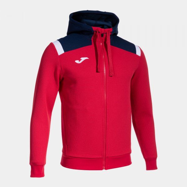 TOLEDO  ZIP-UP HOODIE trenirka rdeča mornarica S