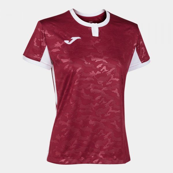 TOLETUM II T-SHIRT  dres bordo 2XS