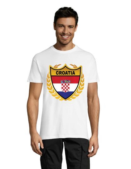 Moška majica Zlati grb Hrvaške bela L